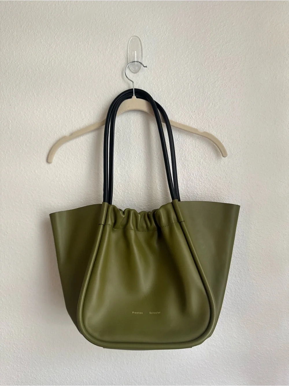 Proenza Schouler - Leather Ruched Large Tote Bag